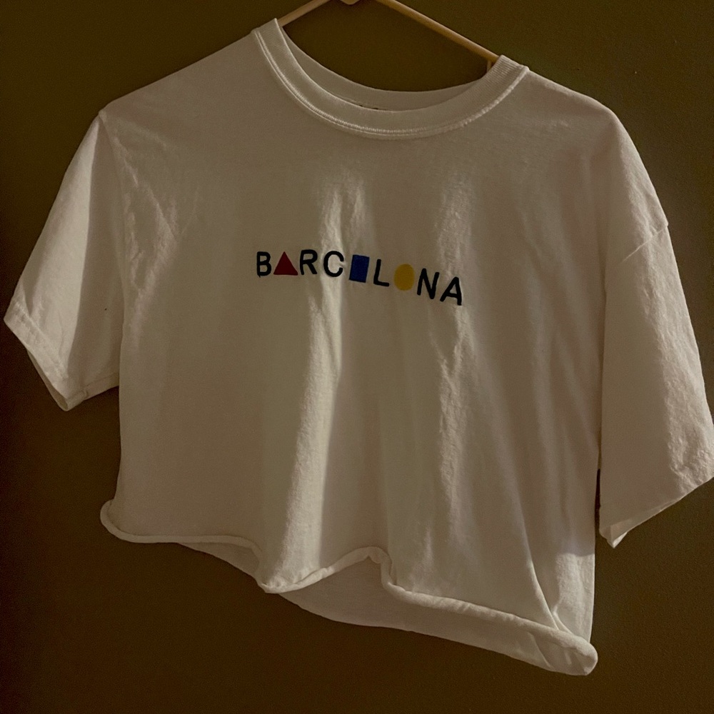 Brandy Melville John Galt cropped shirt